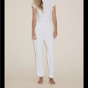 Elegant White Women's Pants